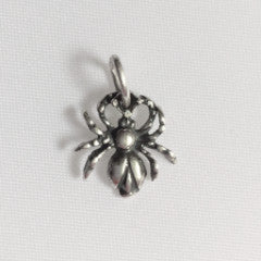 sterling silver spider charm