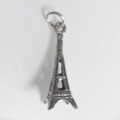 Sterling silver Eiffel Tower charm