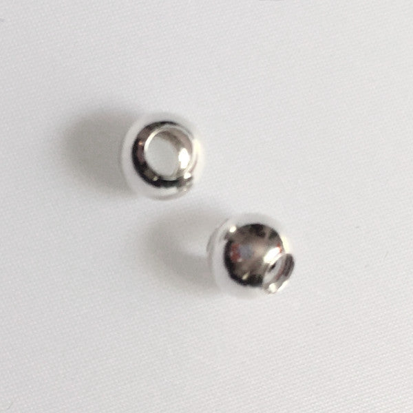 sterling silver spacer beads for charm bracelet