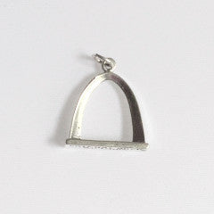 Sterling silver St. Louis Arch charm