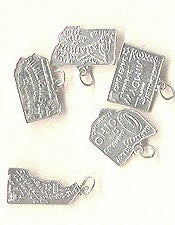 Sterling silver state charms