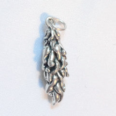 Sterling silver chili ristra charm