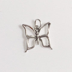 sterling silver butterfly charm