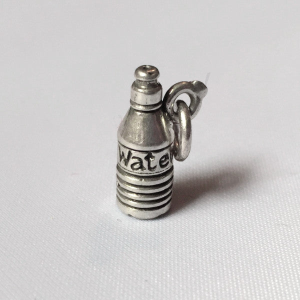 Sterling silver water bottle charm